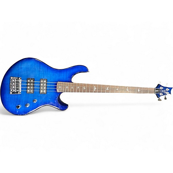 Used PRS SE Kingfisher Blue Electric Bass Guitar