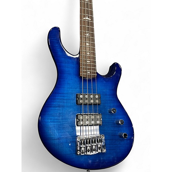 Used PRS SE Kingfisher Blue Electric Bass Guitar