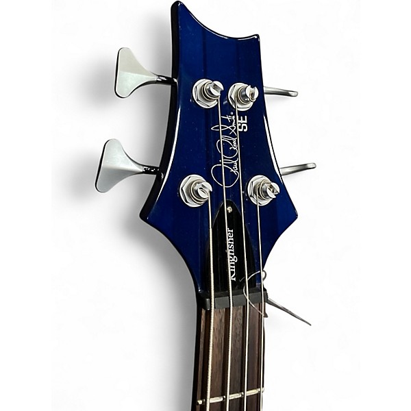Used PRS SE Kingfisher Blue Electric Bass Guitar