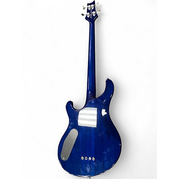 Used PRS SE Kingfisher Blue Electric Bass Guitar