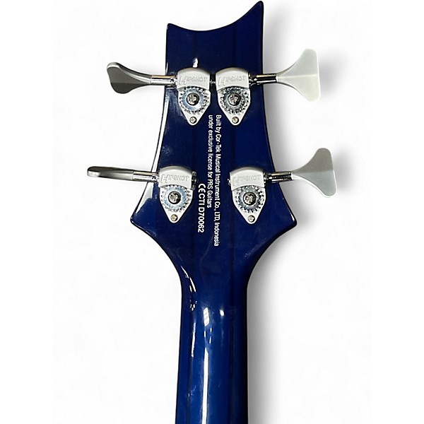 Used PRS SE Kingfisher Blue Electric Bass Guitar