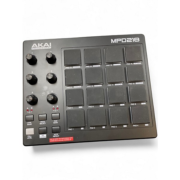 Used Akai Professional MPD218 MIDI Controller