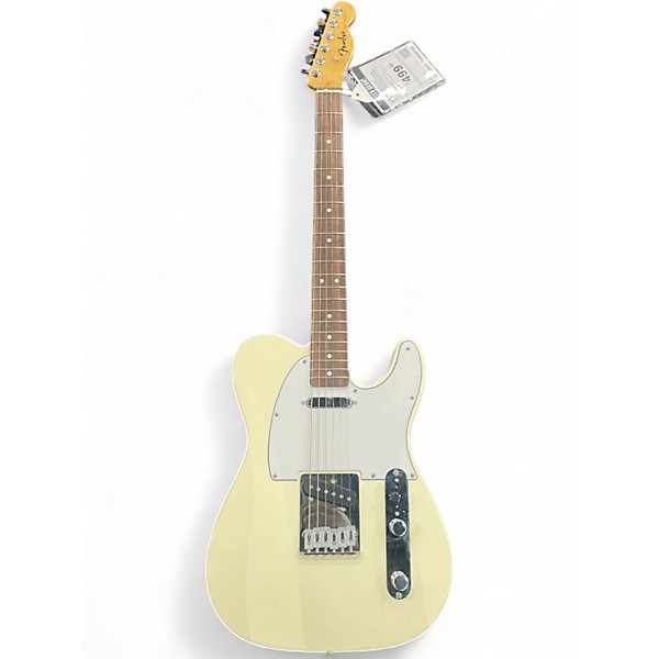 Used Fender Player Telecaster Olympic White Solid Body Electric Guitar