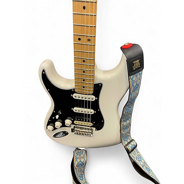 Used Fender Player Stratocaster Left Handed WHITE Solid Body Electric Guitar