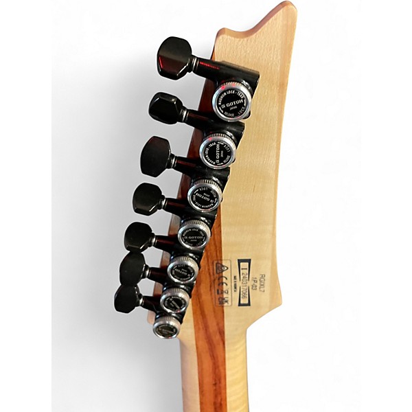 Used Ibanez RGIXL7 Black Baritone Guitars