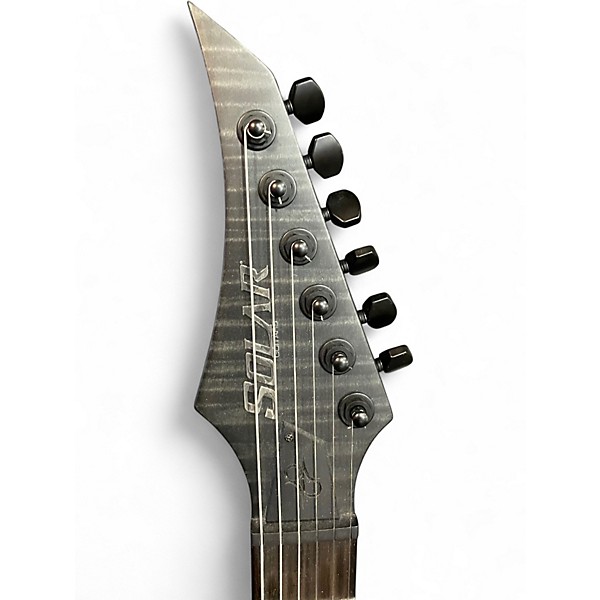 Used Solar Guitars A1.6FB Black Solid Body Electric Guitar