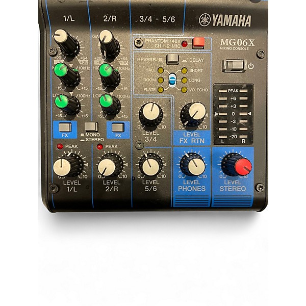 Used Yamaha MG06X Unpowered Mixer