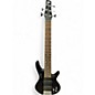 Used Ibanez GSR206 6 String Trans Black Electric Bass Guitar thumbnail