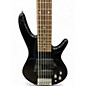 Used Ibanez GSR206 6 String Trans Black Electric Bass Guitar