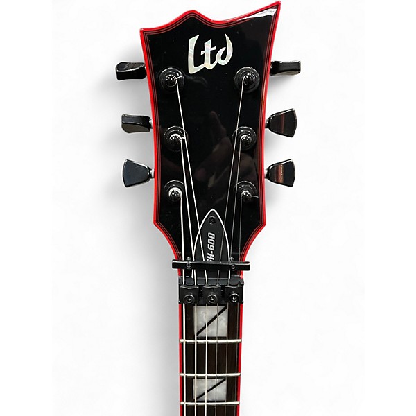 Used ESP LTD GH600 Chrome Red Solid Body Electric Guitar