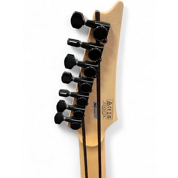 Used Ibanez RGDR4237 Natural Black Solid Body Electric Guitar