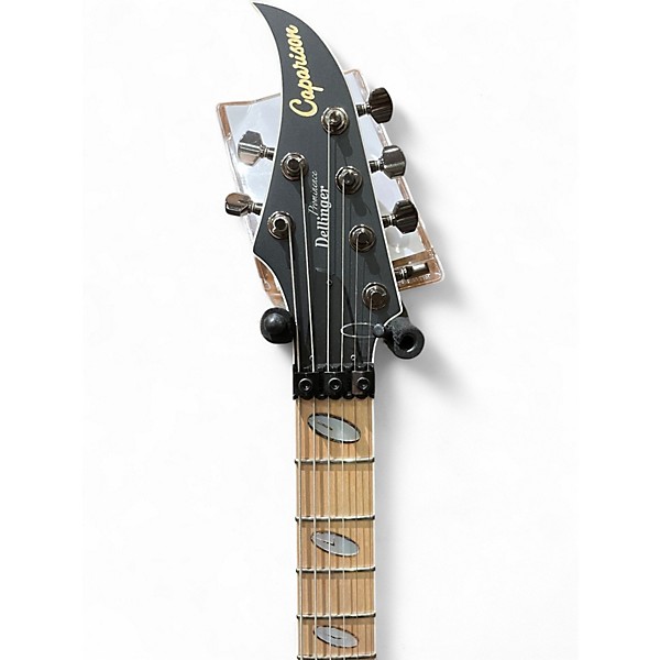 Used Caparison Guitars DELLINGER II Trans Black Solid Body Electric Guitar