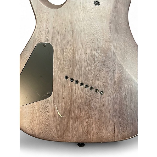 Used Schecter Guitar Research Omen Elite-8 Black Cherry Burst Solid Body Electric Guitar