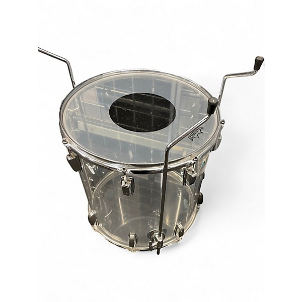 Used Ludwig 3 Piece Vistalite Clear Drum Kit