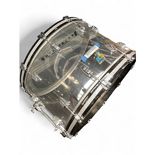 Used Ludwig 3 Piece Vistalite Clear Drum Kit