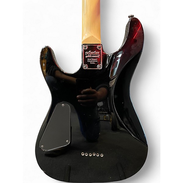 Used Schecter Guitar Research Omen 6 Black Solid Body Electric Guitar