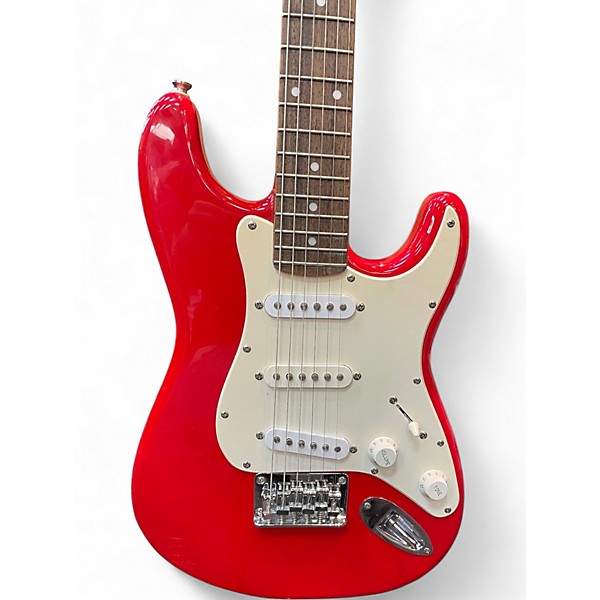 Used Squier Mini Affinity Stratocaster Red Electric Guitar