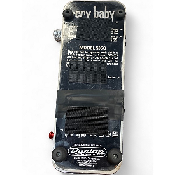 Used Dunlop 535Q Cry Baby Multi-Wah Effect Pedal