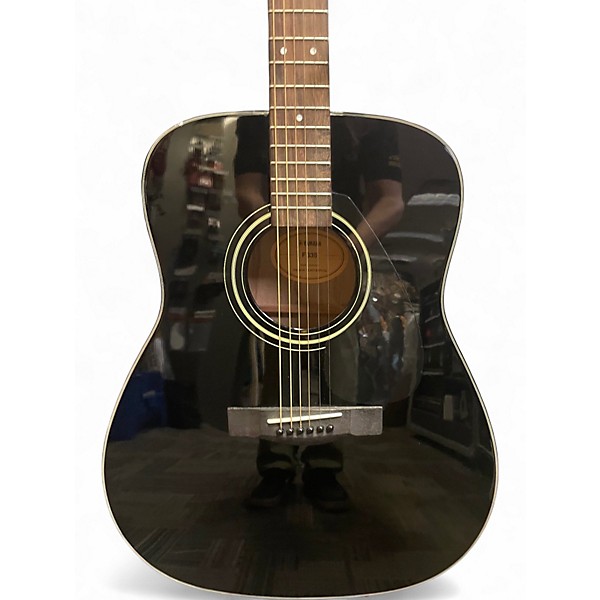 Used Yamaha F335 Black Acoustic Guitar