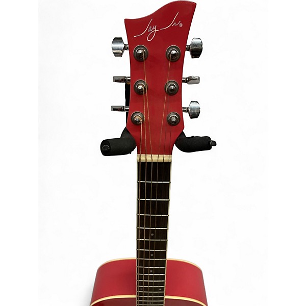 Used Jay Turser JJ43-PK Pink Acoustic Guitar
