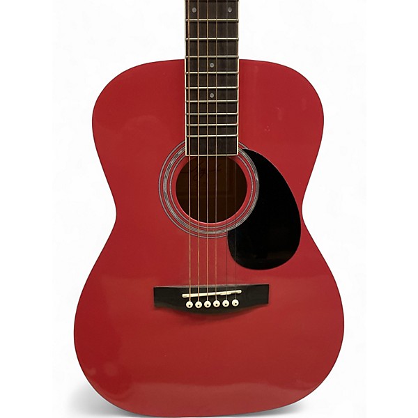Used Jay Turser JJ43-PK Pink Acoustic Guitar