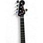 Used Squier Deluxe Jazz Bass Active V 5 String Black Electric Bass Guitar