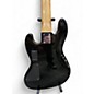 Used Squier Deluxe Jazz Bass Active V 5 String Black Electric Bass Guitar