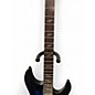Used Schecter Guitar Research Omen Elite-6 See-Thru Blue Burst Solid Body Electric Guitar