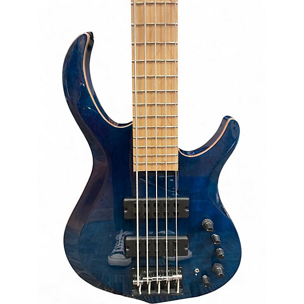 Used Sire Marcus Miller M2 5 String Trans Blue Electric Bass Guitar
