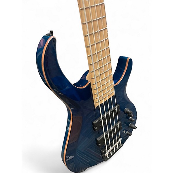 Used Sire Marcus Miller M2 5 String Trans Blue Electric Bass Guitar