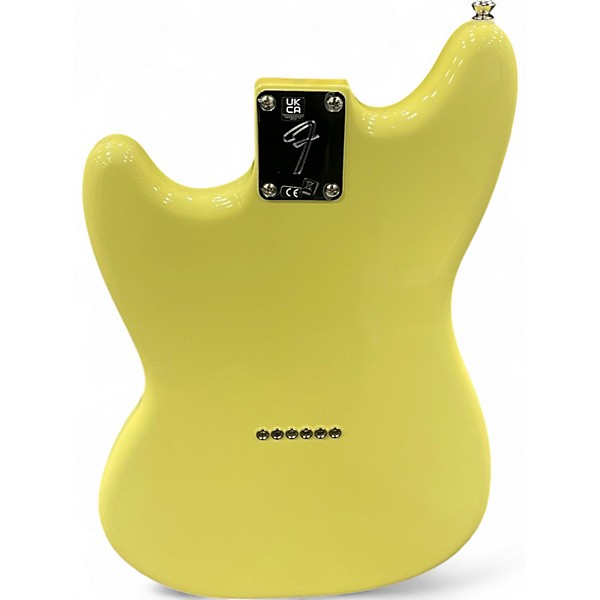 Used Fender PLAYER II MUSTANG Yellow Solid Body Electric Guitar