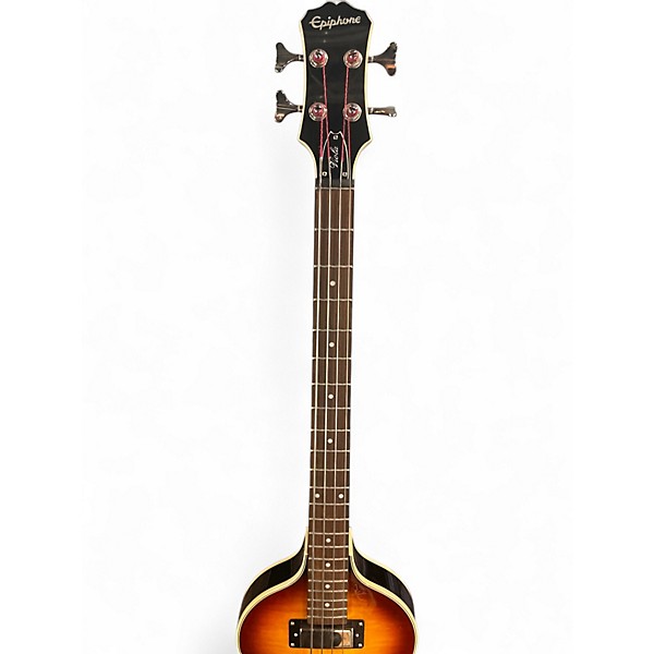 Used Epiphone Viola Vintage Sunburst Electric Bass Guitar