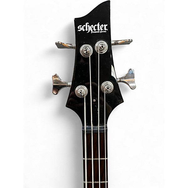 Used Schecter Guitar Research C4 Plus Charcoal Burst Electric Bass Guitar