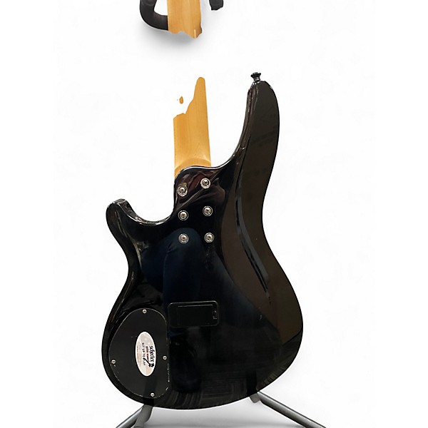Used Schecter Guitar Research C4 Plus Charcoal Burst Electric Bass Guitar