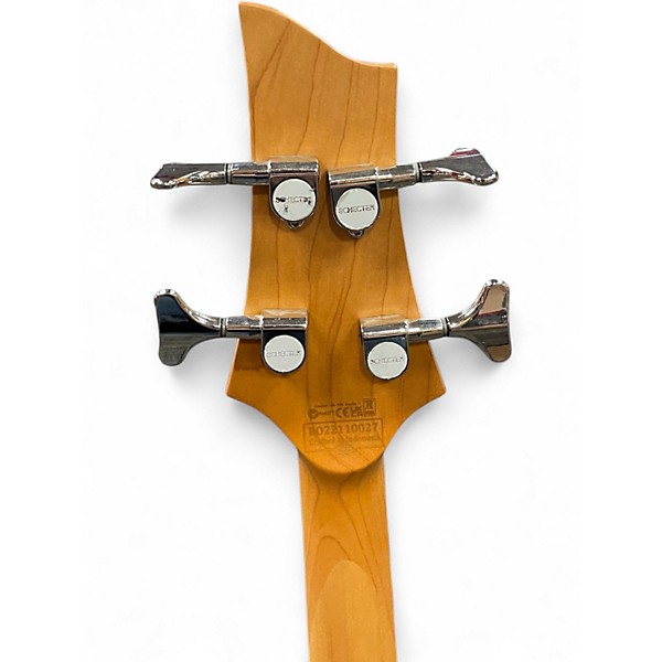 Used Schecter Guitar Research C4 Plus Charcoal Burst Electric Bass Guitar