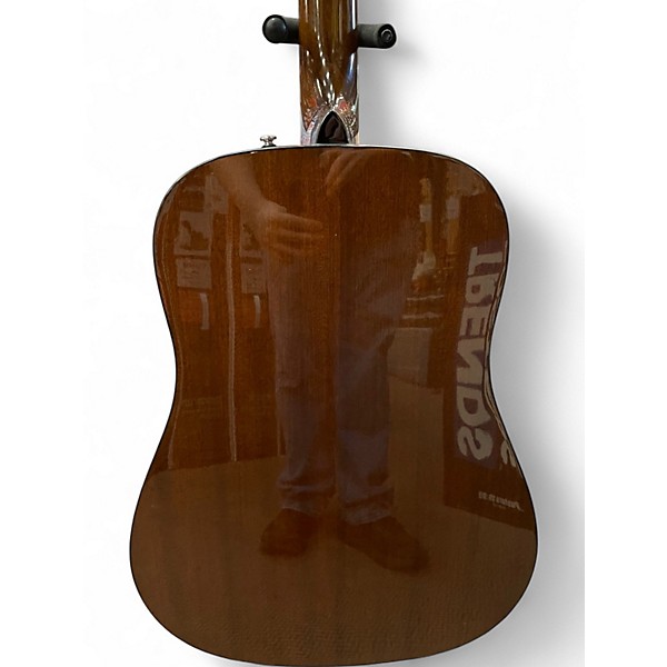 Used Fender CD60 Left Handed Natural Acoustic Guitar