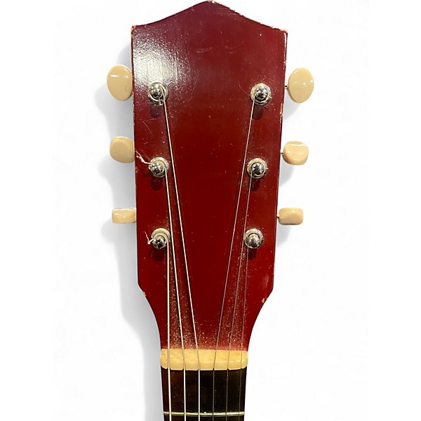 Vintage 1960s Harmony silvertone 2 Tone Sunburst Solid Body Electric Guitar