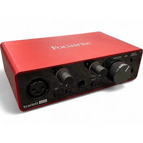 Used Focusrite Scarlett Solo Gen 3 Audio Interface