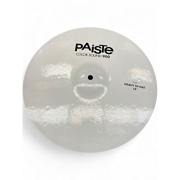 Used Paiste 14in Colorsound 900 Heavy Hihat Pair Cymbal