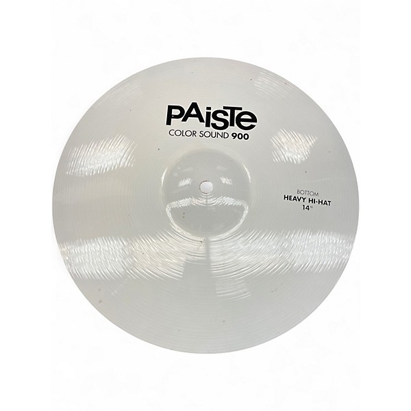 Used Paiste 14in Colorsound 900 Heavy Hihat Pair Cymbal
