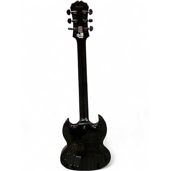 Used Epiphone SG Prophecy Custom GX Transparent Grey Bursrt Solid Body Electric Guitar