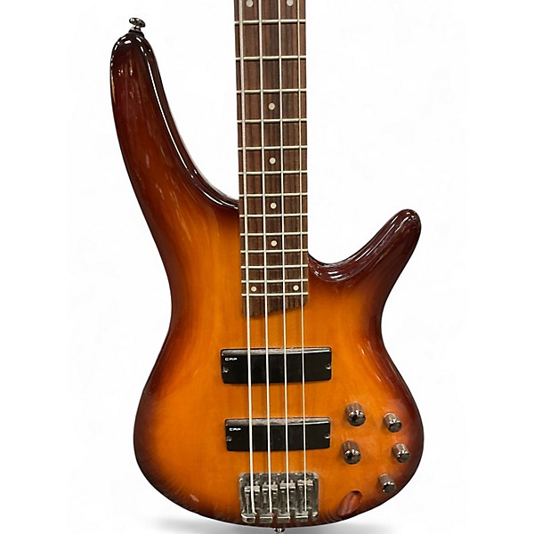 Used Ibanez SR370 Brown Burst Electric Bass Guitar