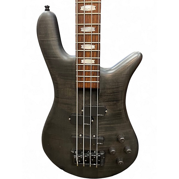 Used Spector Euro 4LX Trans Black Electric Bass Guitar