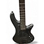 Used Schecter Guitar Research STILETTO STEALTH  Satin Black Electric Bass Guitar