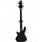 Used Schecter Guitar Research STILETTO STEALTH  Satin Black Electric Bass Guitar
