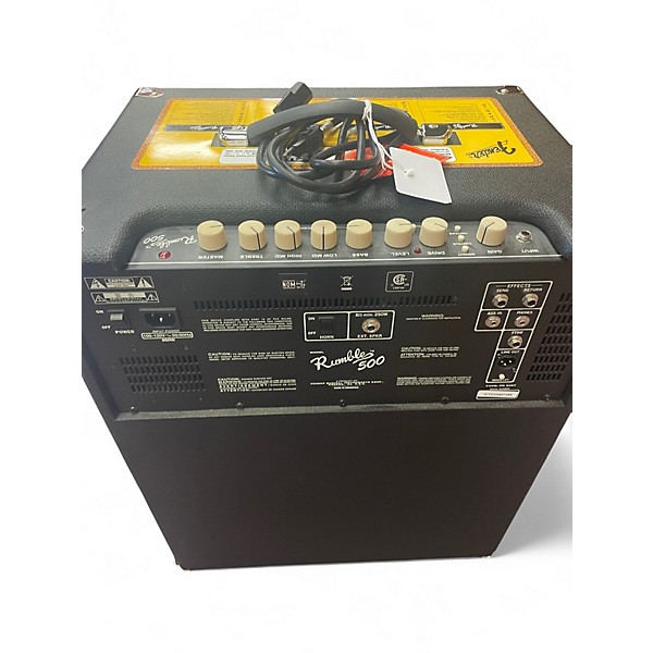 Used Fender Rumble V3 500W 2x10 Bass Combo Amp