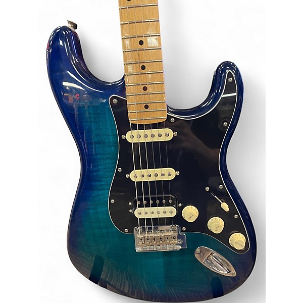 Used Fender Player Stratocaster HSS Blue Burst Solid Body Electric Guitar