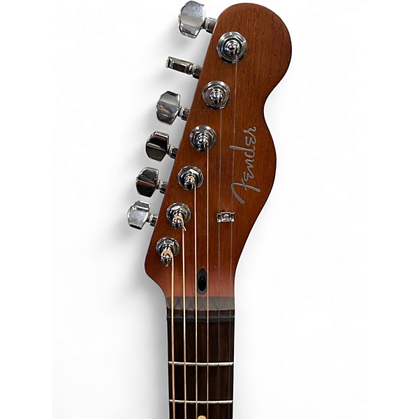 Used Fender acoustasonic standard telecaster honey burst Acoustic Electric Guitar