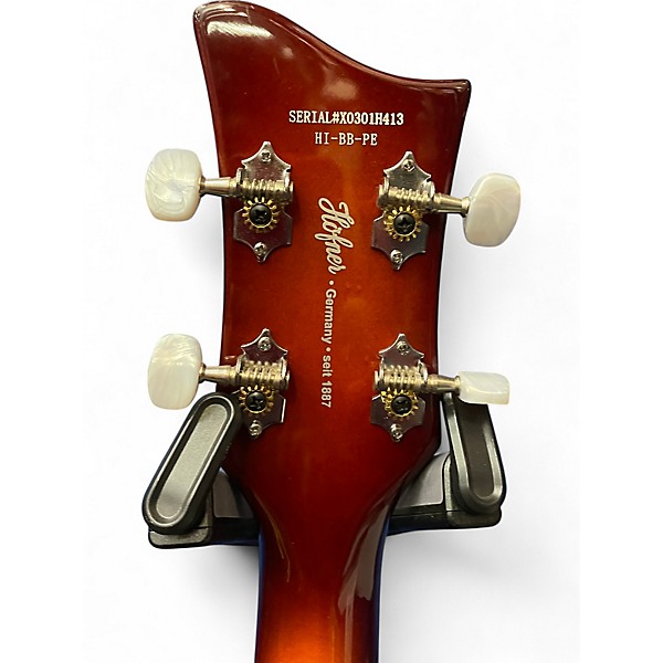 Used Hofner b bass hi series 2 Tone Sunburst Electric Bass Guitar