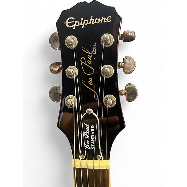 Used Epiphone Les Paul Standard Red Solid Body Electric Guitar